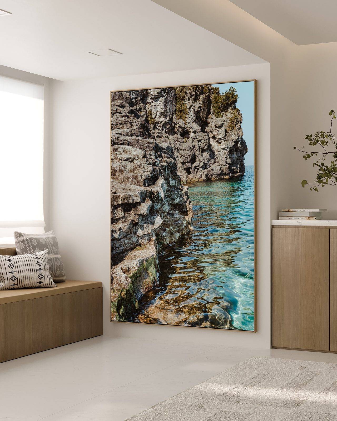 Obra da Coleção Bruce Peninsula instalada em ambiente